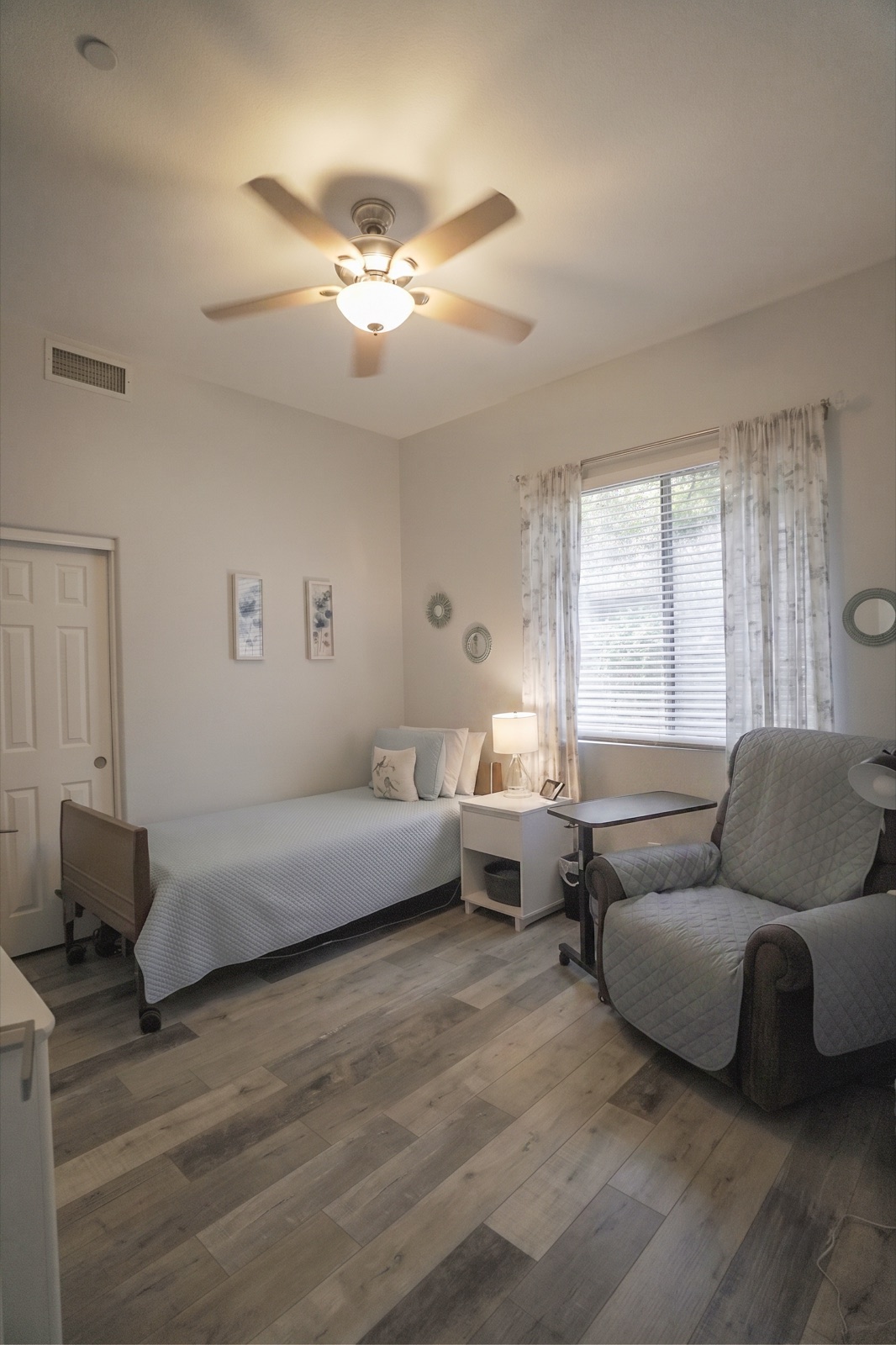 A cozy private bedroom